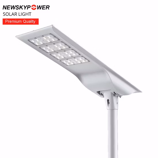 New Modern High Lumen Outdoor Waterproof Integrated Aluminum 30W 40W 60W 80W 100W LED All in One Solar Street Light