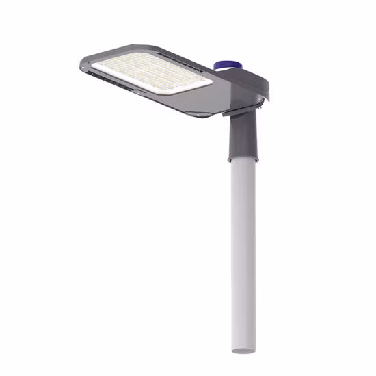 Iluminação pública urbana de cidade inteligente regulável 50 W/100 W/150 W/200 W LED poste com fotocélula