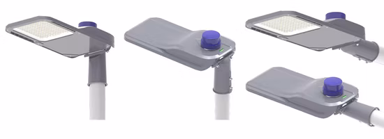 Fabricação 7 anos 10 anos garantia IP68 fotocélula LED poste