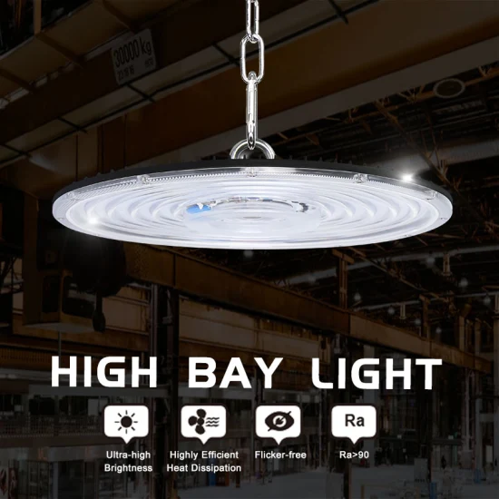 Novo produto industrial novo design UFO LED linear luz alta baía ao ar livre inteligente 50 W 100 W 150 W 200 W