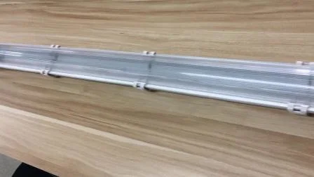 Tubo de luz duplo LED para escritório Luz fluorescente para escola Lâmpada de tubo fluorescente à prova d'água ao ar livre Estacionamento subterrâneo