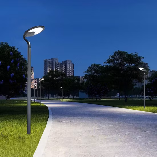 Luz de rua de LED solar integrada para jardim externo IP65 com aprovação CE